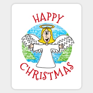 Christmas Angel Nativity Church Xmas 2022 Magnet